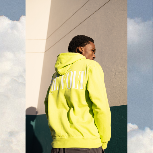 THE VOLT HOODIE LIME GREEN
