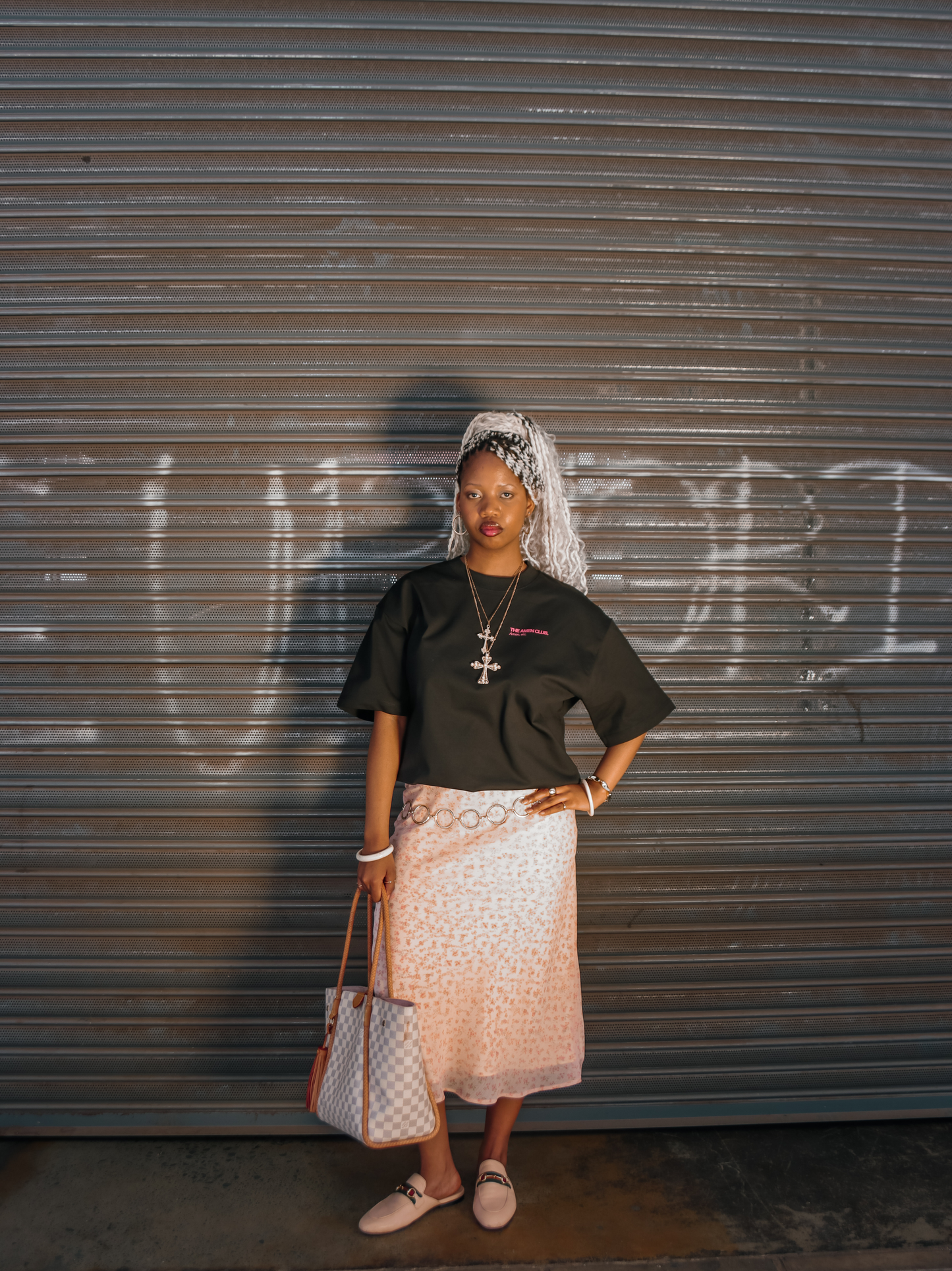 THE "AMEN" CLUB OVERSIZED T-SHIRT