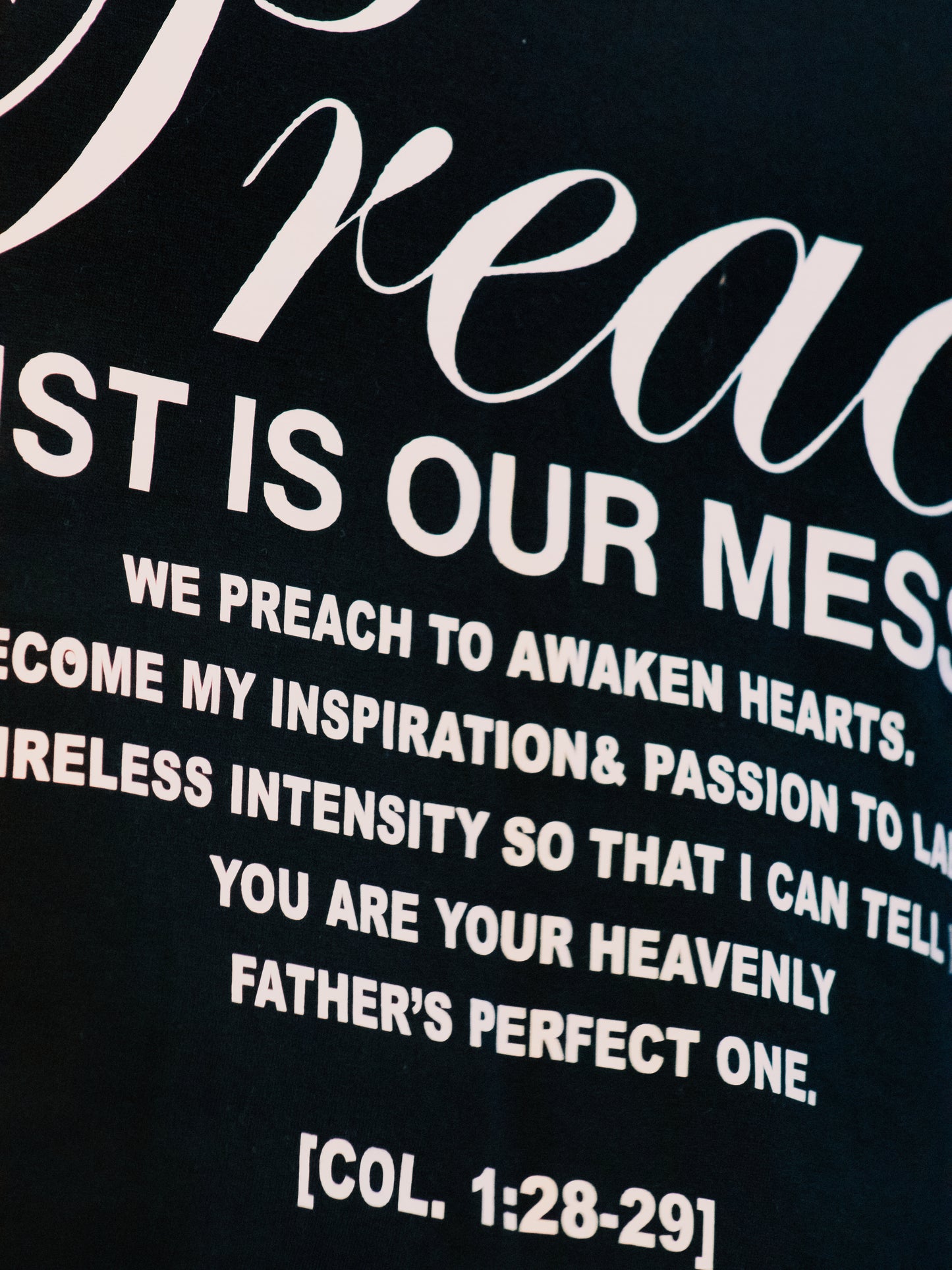 PREACH: Lineage Tee ~ Black