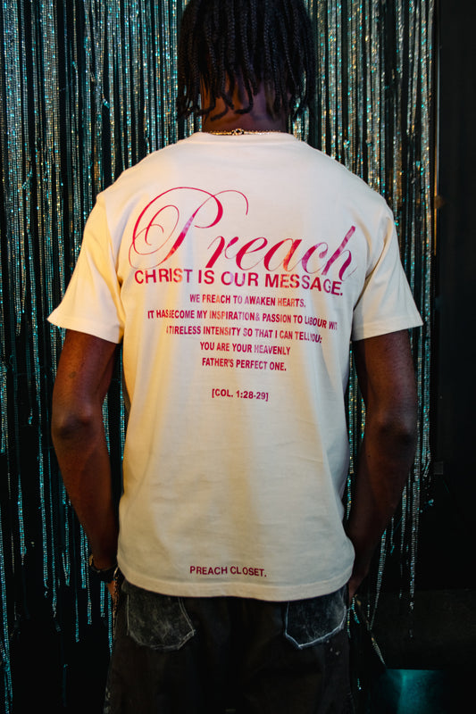 PREACH: Lineage Tee ~ creamy yellow