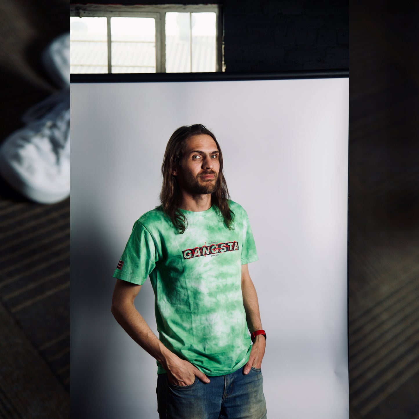 Tie Dye GANGSTA Graphic Tee