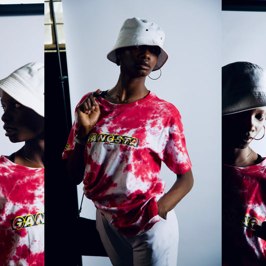 Tie Dye GANGSTA Graphic Tee