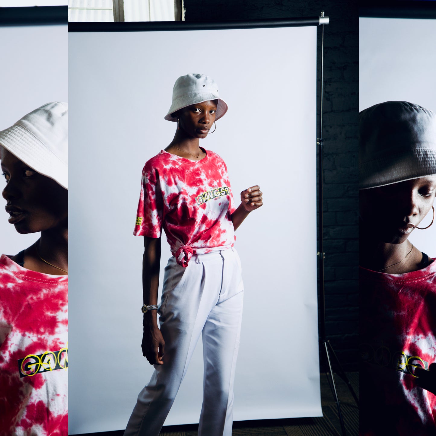 Tie Dye GANGSTA Graphic Tee