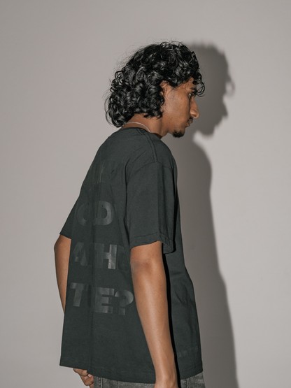 So Why Would I Fear The Future [Black on Black] ~ BOXY TEE