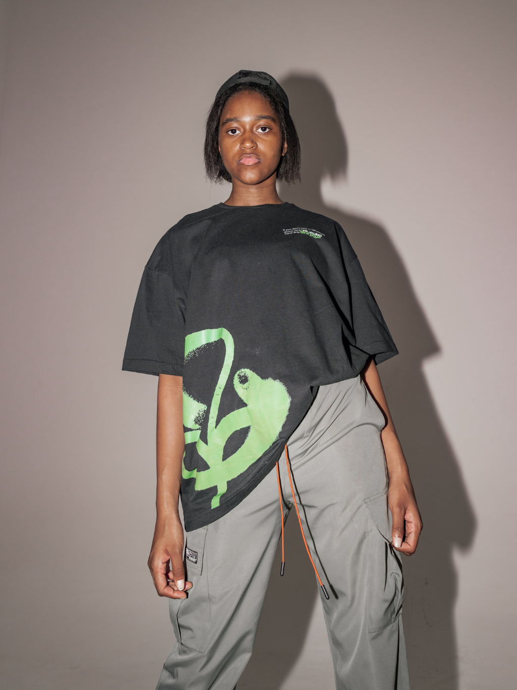 DON'T STOP BELIEVING [Black] ~ BOXY TEE
