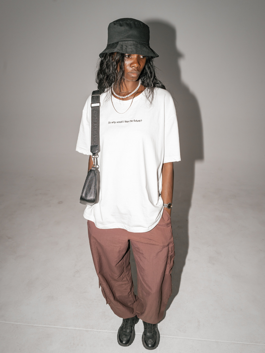 Wonder & Awe [White] ~ BOXY TEE