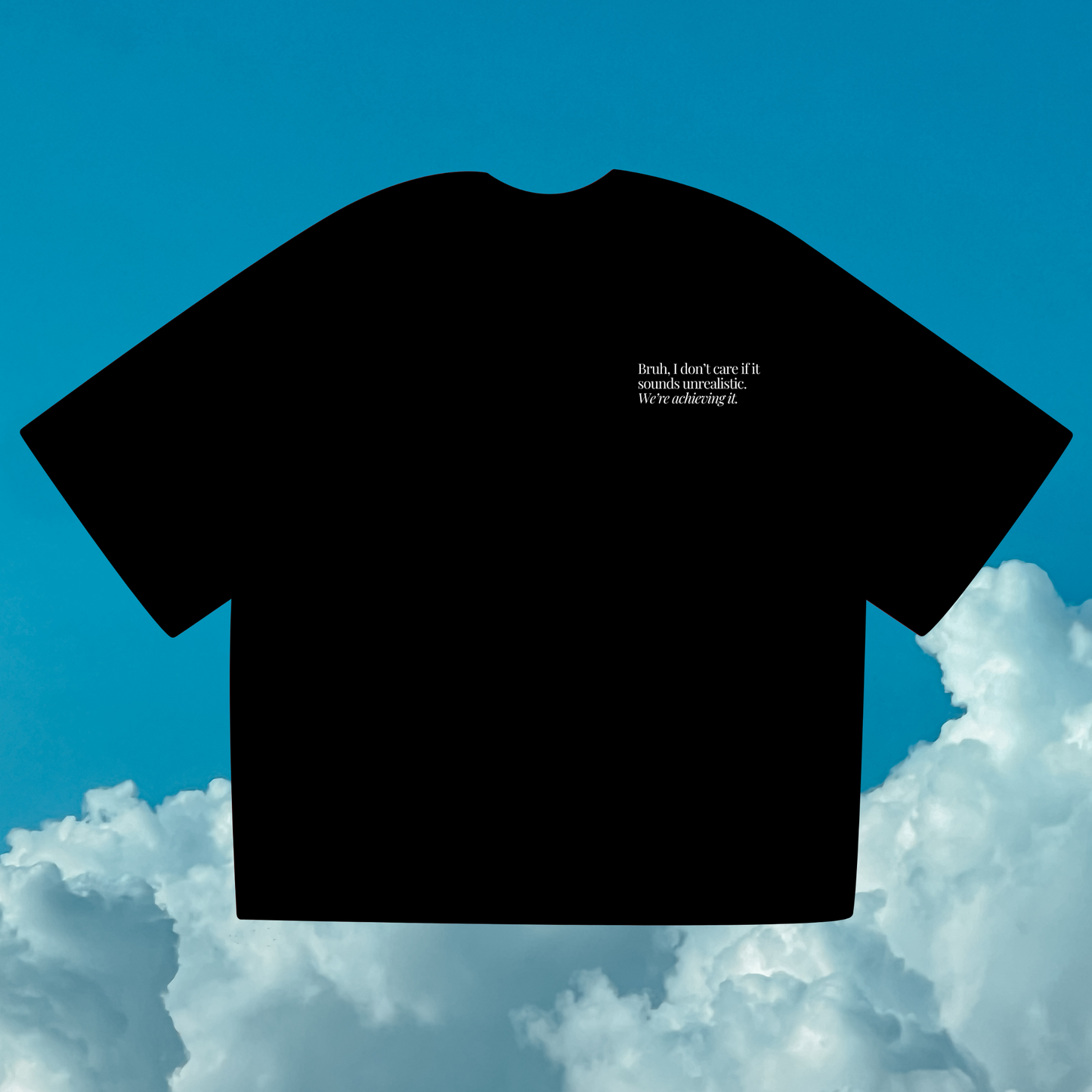 Dream Big Bruh [Black] ~ BOXY TEE