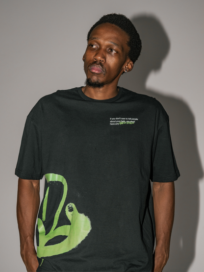 DON'T STOP BELIEVING [Black] ~ BOXY TEE