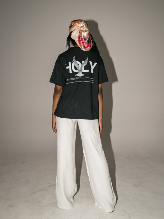 HOLY [Black] ~ BOXY TEE