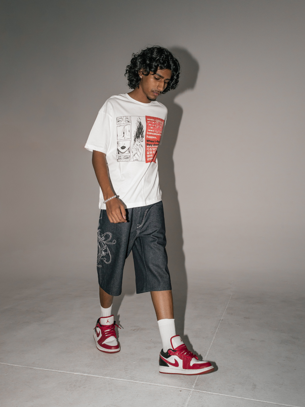 Closet x GIGI Anime Graphic Tee [White] ~ BOXY TEE
