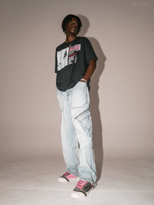 Closet x GIGI Anime Graphic Tee [BLACK] ~ BOXY TEE