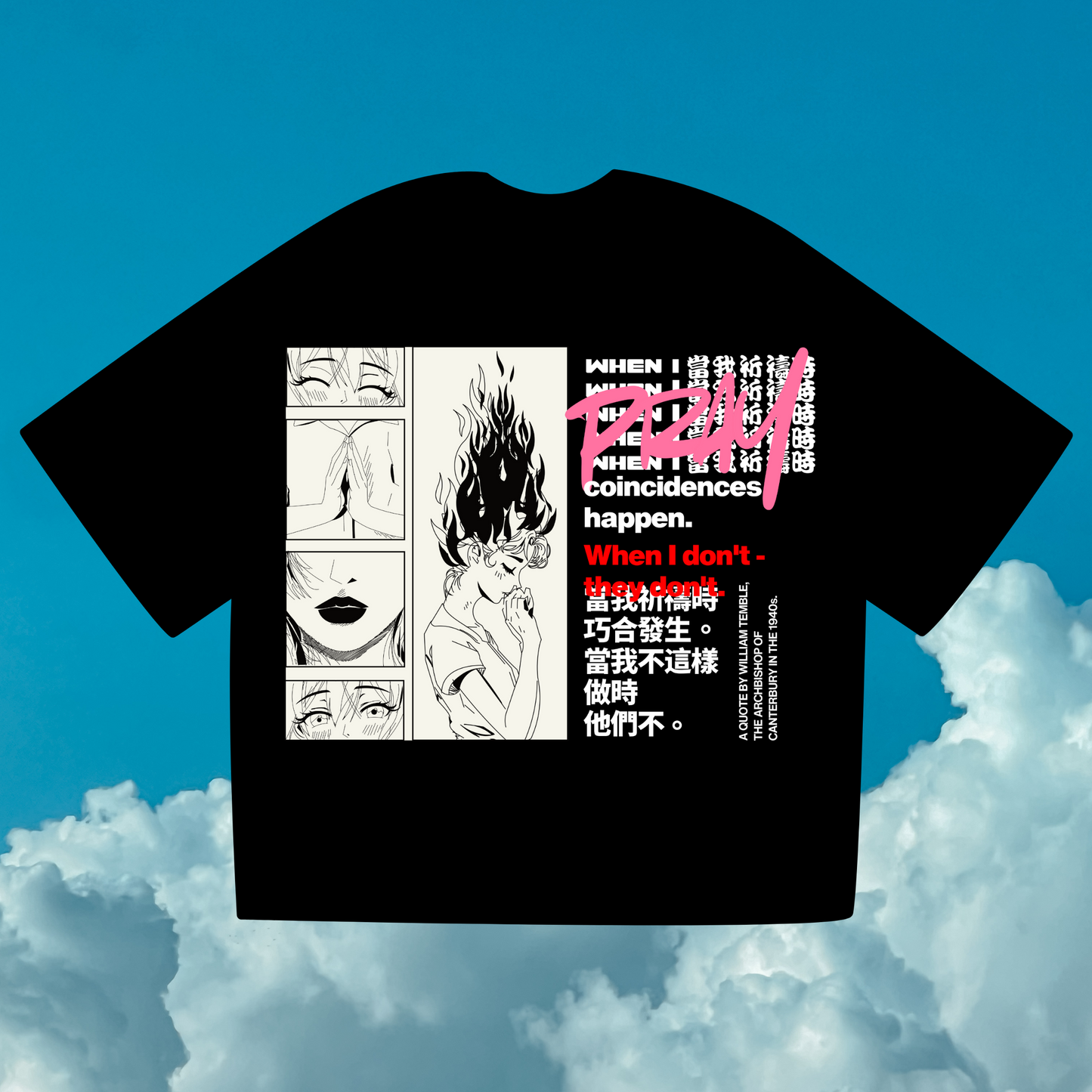 Closet x GIGI Anime Graphic Tee [Black] ~ BOXY TEE