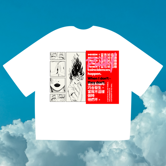 Closet x GIGI Anime Graphic Tee [White] ~ BOXY TEE