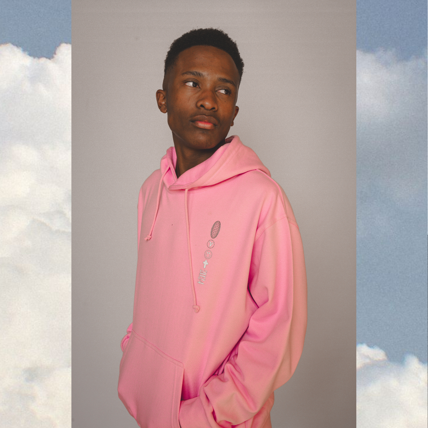 THE VOLT HOODIE PINK