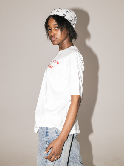 GOD ILY [White] ~ BOXY TEE