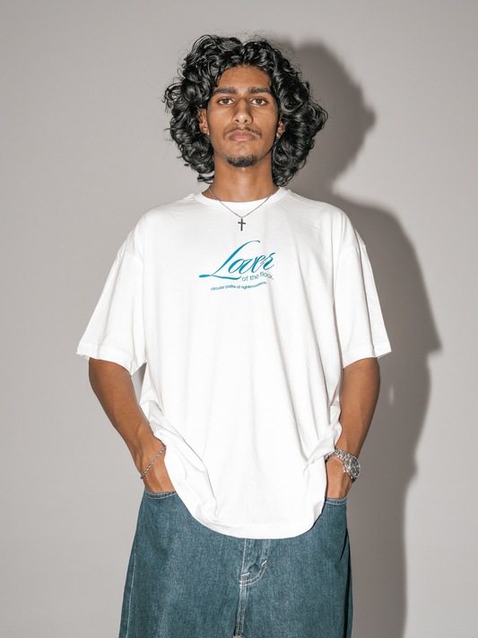 lover of the FLOCK ~ circular paths of righteousness [White] ~ BOXY TEE
