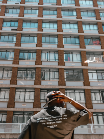 THE "AMEN" CLUB OVERSIZED T-SHIRT