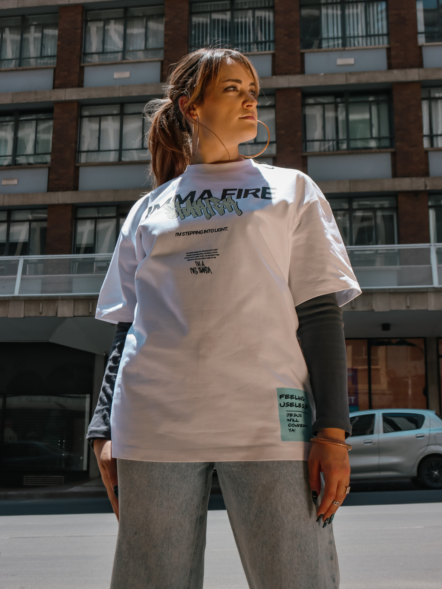 fragments of FOREVER OVERSIZED T-SHIRT