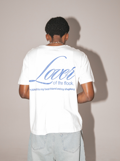 lover of the FLOCK ~ 'YAHwEH [White] ~ BOXY TEE