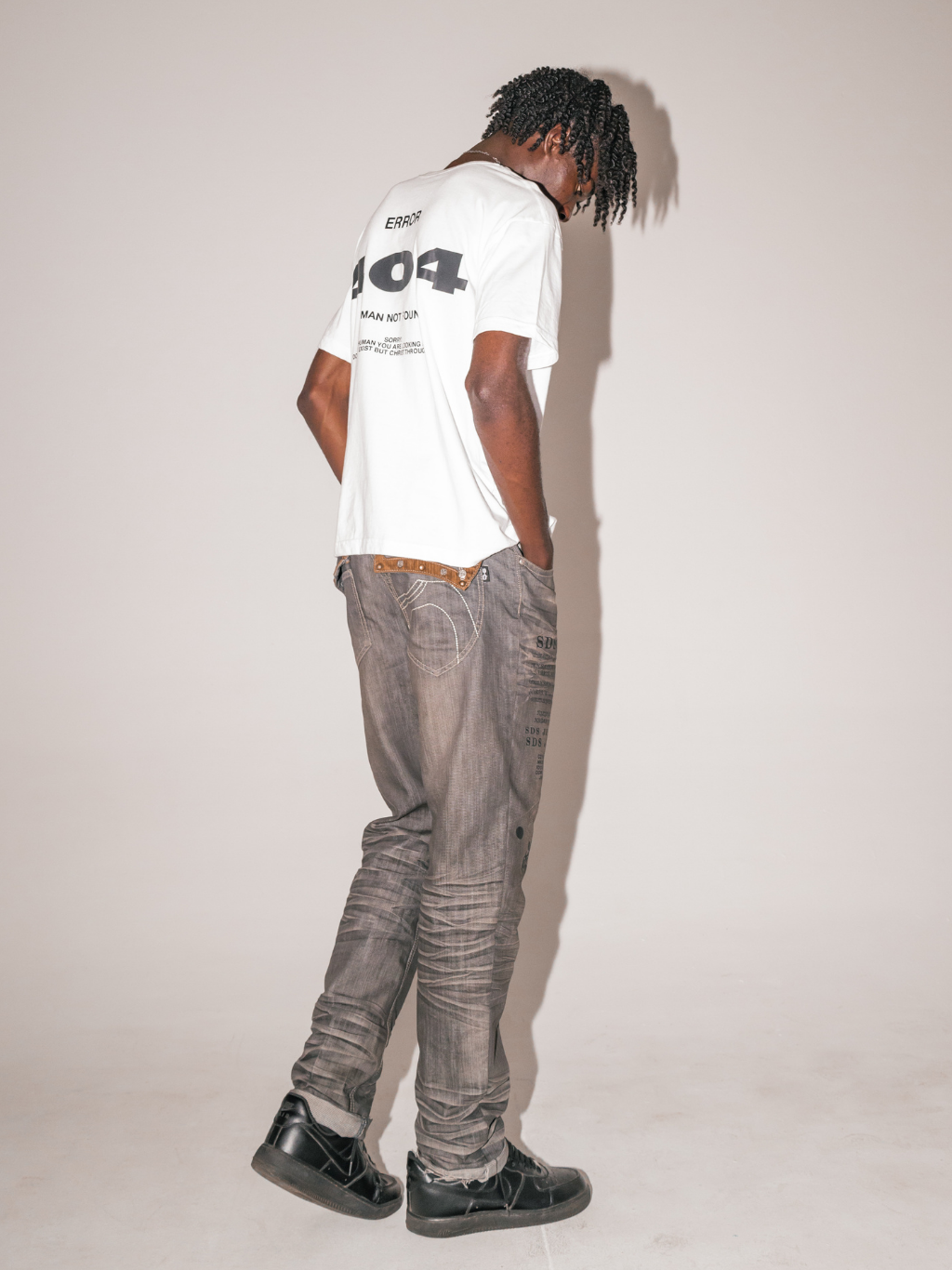 ERROR 404 [White] ~ BOXY TEE