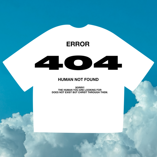 ERROR 404 [White] ~ BOXY TEE