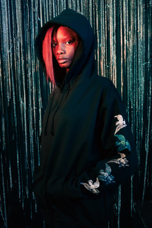 HEAVEN KNOWS [THE GIANT SLAYER] Hoodie ~ black