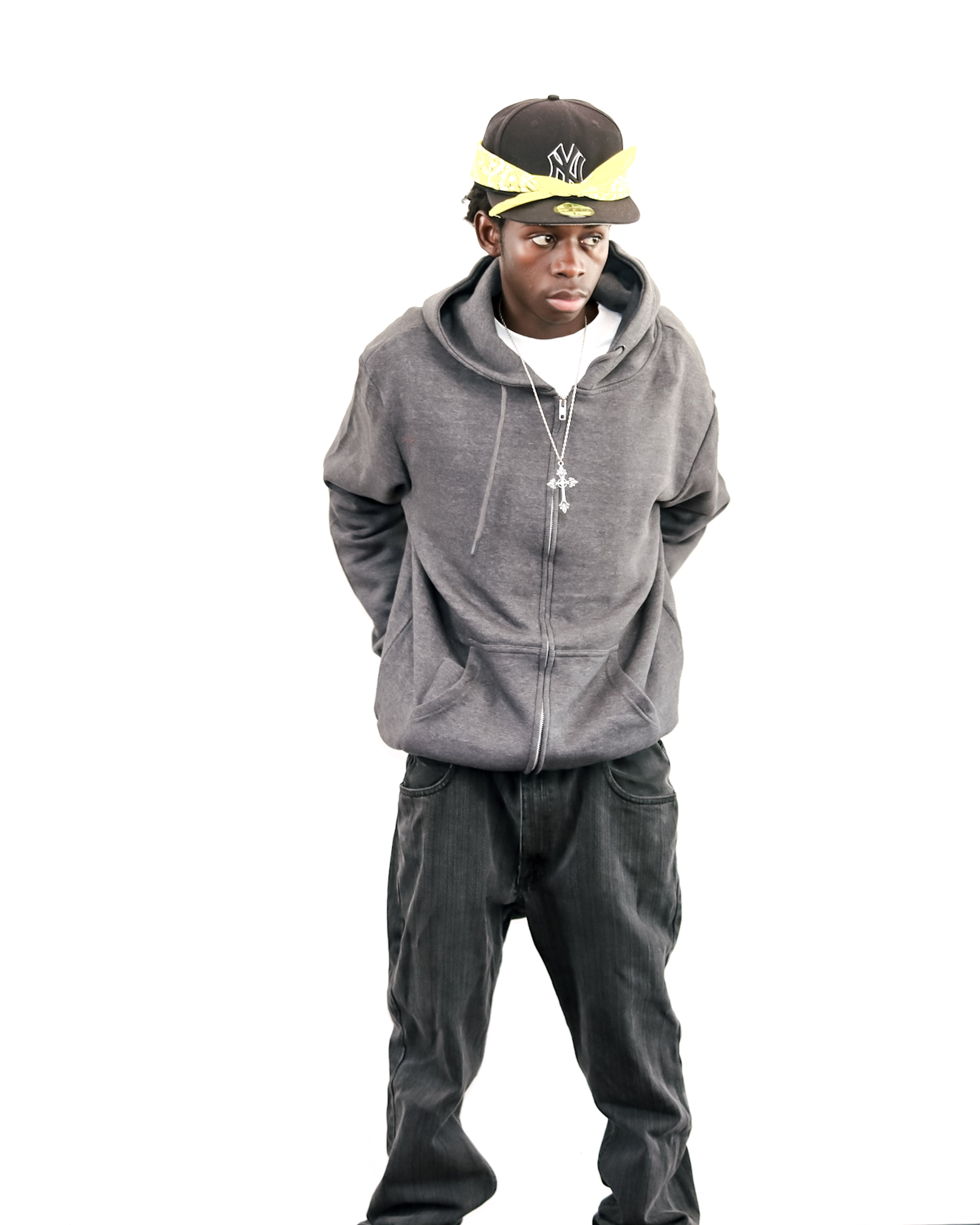 Grey Zip Through Hoodie – Preach Closet