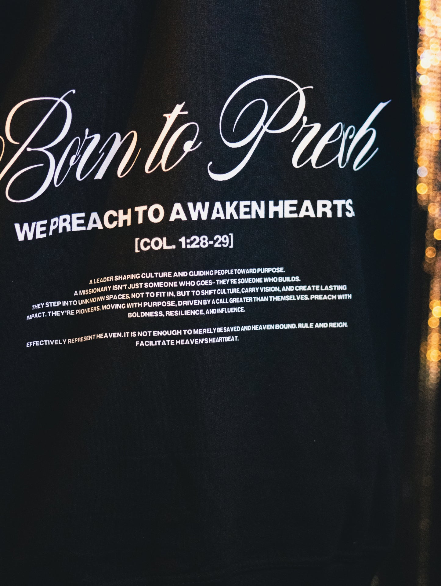 PREACH: Lineage [Born to Preach] Hoodie ~ black