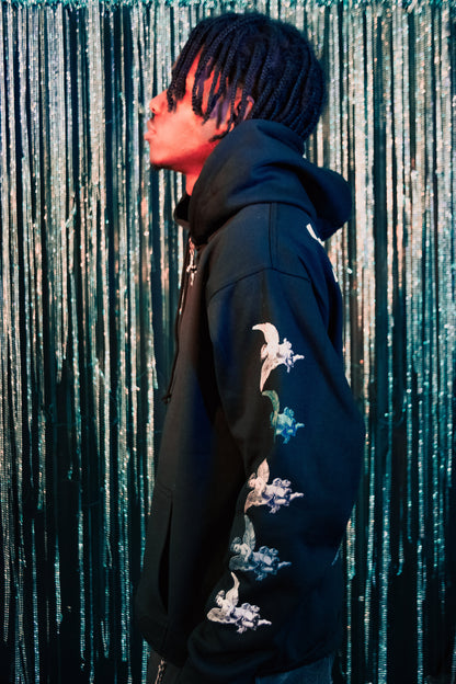 HEAVEN KNOWS [THE GIANT SLAYER] Hoodie ~ black