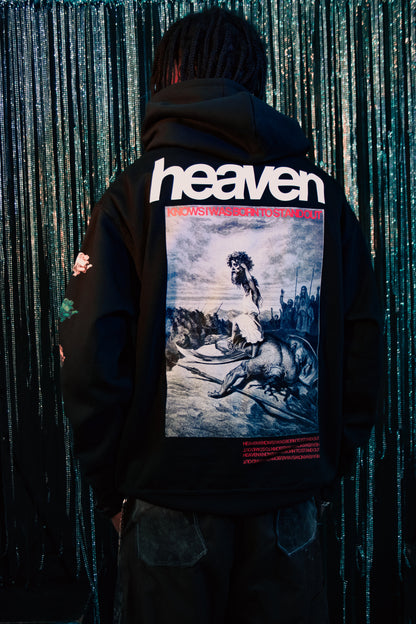HEAVEN KNOWS [THE GIANT SLAYER] Hoodie ~ black