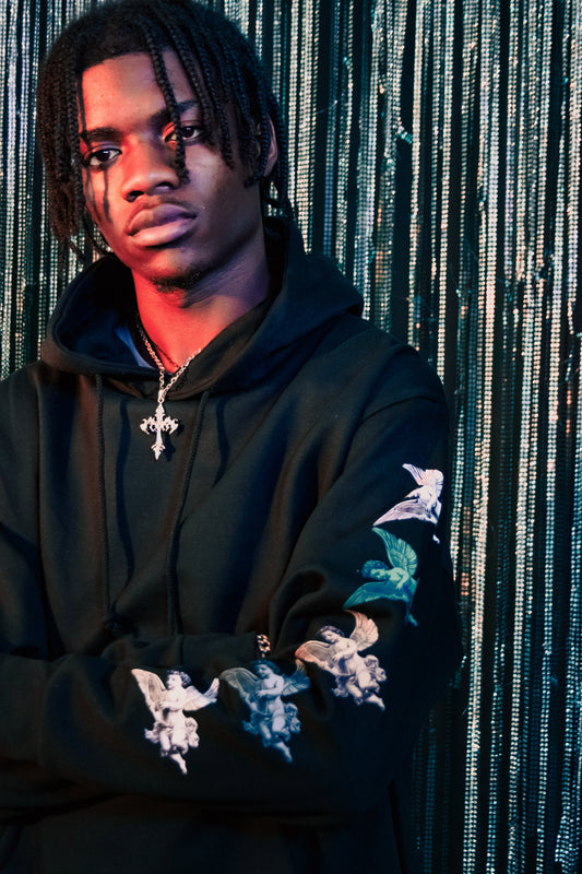 HEAVEN KNOWS [THE GIANT SLAYER] Hoodie ~ black