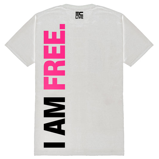 I AM FREE T-SHIRT ~ PINK