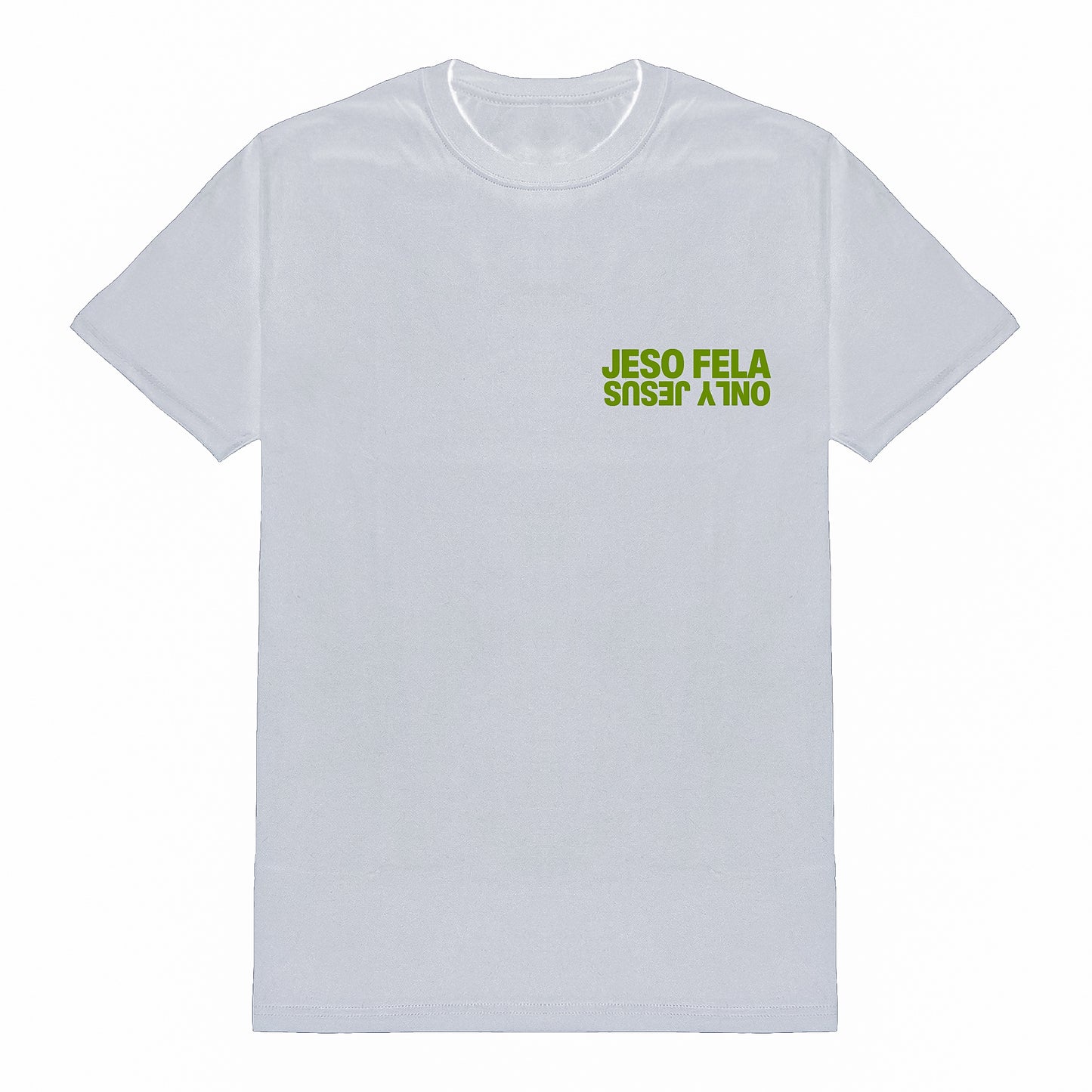 JESO FELA T-SHIRT & GREEN ~ WHITE & GREEN