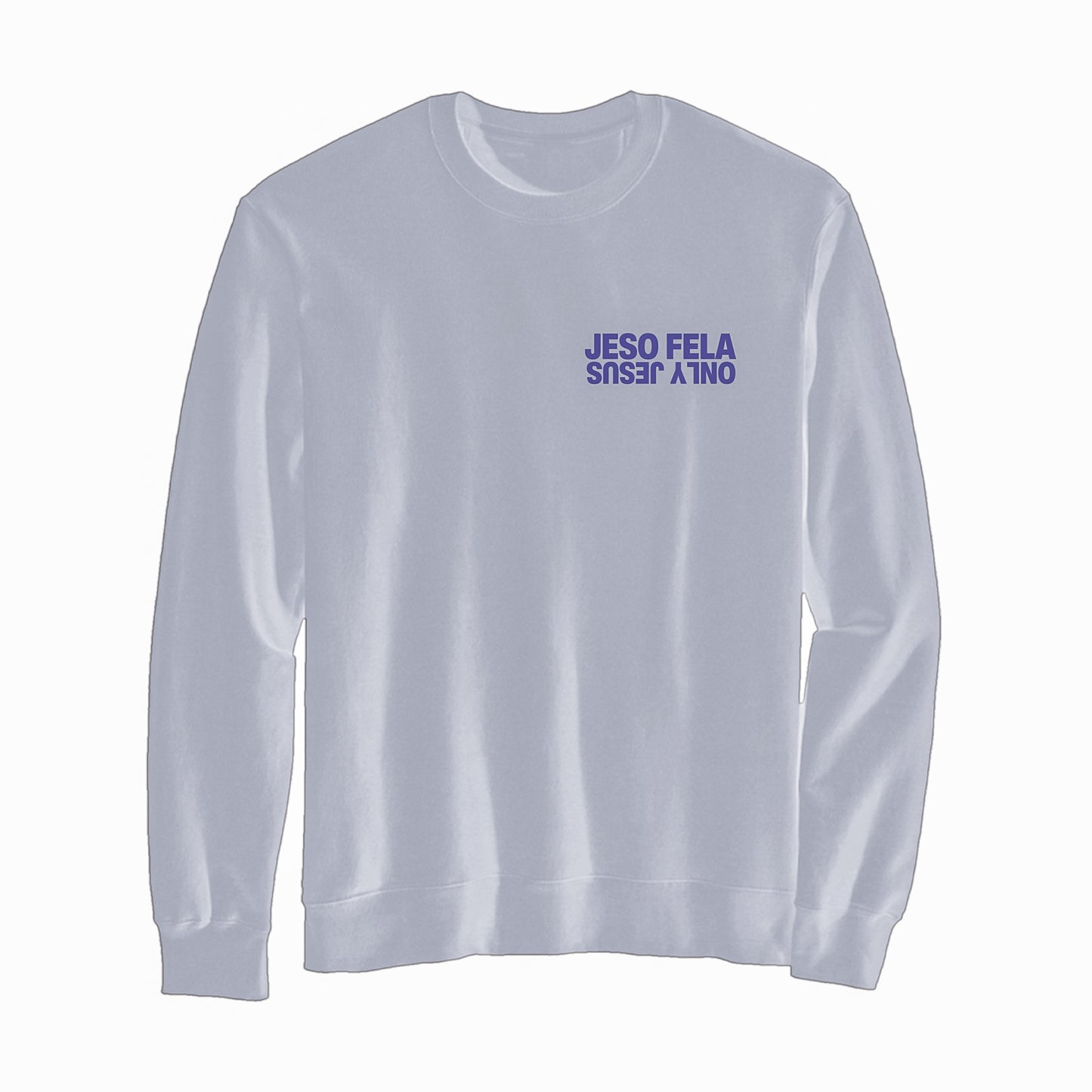 JESO FELA SWEATER ~ WHITE & PURPLE